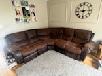 Corner sofa Leather corner sofa MK42 - removed for £0