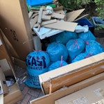 Packaging, garden, unwanted Packaging, cardboard boxes, household waste, unwanted kitchen items, garden clippings TW10 - removed for £90