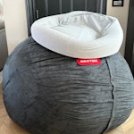 Bean bag, chairs and matresses Beanbag size 6ft diameter x 3ft high
1 office chair
1 gaming chair
2 mattresses 70x140 cm
1 soft grey circular foam ball pit NW3 - removed for £165