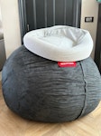 Bean bag, chairs and matresses Beanbag size 6ft diameter x 3ft high
1 office chair
1 gaming chair
2 mattresses 70x140 cm
1 soft grey circular foam ball pit NW3 - removed for £165