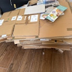 Cardboard boxes, waste garbage NW2 - removed for £100