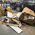 cardboard and polystyrene Cardboard boxes and polystyrene. Will be small pile once flattened EH13 - removed for £110