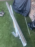 Retractable patio awning collected by JLC WASTE MANAGEMENT LIMITED