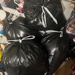 4 bin bags 4 black bin bags of mixed rubbish SE3 - removed for £40