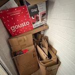 Cardboard, clean and dry. Clean and dry cardboard, mostly high quality moving and packing boxes. B17 - removed for £60