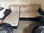 Small L shaped sofa bed Small L shaped sofa just need to go to the tip it’s had it’s use WD25 - removed for £125