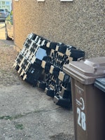 Tesla battery plastic shell collected by Waste London