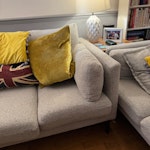 Pair of Cox & Cox Sofas Pair of Cox & Cox Sofas
Purchased last year - changing style at new residence so looking to move them on. 66 x 36 inches or so, 2 seaters
Need to them move them on by Friday 4 July
At RRP - cost £500+ SE11 - removed for £0