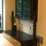 Usable furniture Dining table 1.30 m can be expanded to 2.30 m, sideboard, TV drawer, unit, two matching wall hung bookcases. All BOconcept brand. All for FREE! W2 - removed for £0