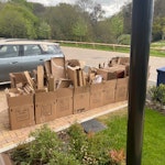 roughly 50 cardboard boxes roughly 50 boxes HP10 - removed for £150