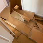 Cardboard boxes of furniture Cardboard boxes of IKEA furniture SM2 - removed for £40