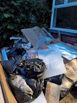 Household and garden waste Some waste from a recent renovation (kitchen worktops, kitchen cupboards, plasterboard), cardboard, some garden waste. TW8 - removed for £200