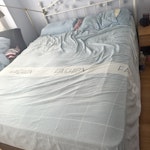 King size bed with mattress King size BED WITH MATTRESS FOR Free||~~URGENT~~|| But the drawer is broken, and you need to come to my house to move it out. It requires 2 people. SM3 - removed for £120