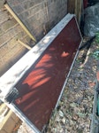Wardrobe doors Sliding doors
Wood/metal/glass CM7 - removed for £60