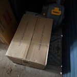 One large box of solar electri one large box of electrical solar equipment S10 - removed for £50