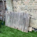 fence panel, offcuts of fence MUST BE TODAY PLEASE. One fence panel and some offcuts of wood TW7 - removed for £50