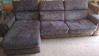 L-shaped sofabed with storage collected by Rubbish Clear Away