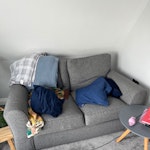 Two seater sofa Small 2 seater sofa LS8 - removed for £90