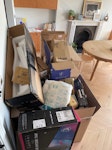 Cardboard boxes and packaging We have just moved house and have a load of cardboard boxes and associated waste (eg other packaging, a few bits of styrofoam) to get rid of. We are on the second floor, but could bring stuff to street level once we know a time slot. W2 - removed for £65
