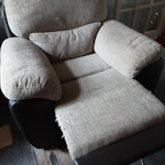 1 armchair with recliner Recliner armchair. Fair condition. Reusable PO2 - removed for £65