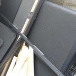 Bed, tv stand, mattress Bed and accessories, tv stand and mattress.
Items left in the back garden, easily accessible.
Please leave the wooden broken fence. DO NOT TAKE THE WOODEN BROKEN FENCE WN7 - removed for £100
