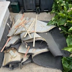 Carpet & underlay Carpet, underlay, and gripper rods from stairs and landing N8 - removed for £55