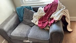 2 x sofa two seater Collection of 2 x two seater sofa (ignore the junk in the sofa in photo that has been dumped) SL6 - removed for £135