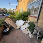 garden build waste bag of rubble, pallets, offcuts SE23 - removed for £200