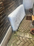 old mattress old mattress at a basement flat so it’s down a few steps by side gate outside W12 - removed for £35