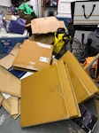 Cardboard and bin bags Pile of cardboard two bin bags RG8 - removed for £120