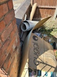 card tube, vinyl, board Card tube, vinyl offcut, floorboard NW2 - removed for £50