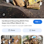 small pile cardboard/plastic image for info only. small pile of old cardboard boxes and a bit of
plastic sheeting SW6 - removed for £75
