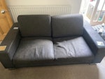 two x three-seater sofas Two sofas to be removed from downstairs sitting room and disposed of.  Dimensions approx 180cm x 100cm x 70cm. SW17 - removed for £120