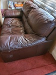 2×2 leather sofas, 1 dining ta 2 Sofas  2 seater, dining table RM8 - removed for £120