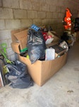 Garage clearance, junk Cleaned garage and was full of rubbish. Empty boxes, parts of garden furniture, and rubbish in general, boxes were not cut open so they're taking a big chunk of space. Fill fit a SWB easily. MK42 - removed for £150