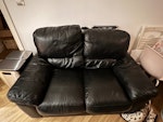 Two seater sofa Two seater sofa, removable back cushions. Light and easy to move PO16 - removed for £75