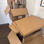 Cardboard packing 4 furniture Cardboard packing of new furniture W4 - removed for £60