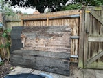 Old storage and a dismantled s 2 storage units, roof and 2 sides of shed plus few wooden posts TW10 - removed for £125