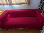 Sofa, used as new Measurement: 180cm x 90cm x 55cm
Red blanket not included
Clean and in good shape TW8 - removed for £95