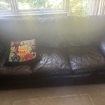 Two leather sofas Two leather sofa - one two seater sofa bed and one three seater sofa TN4 - removed for £150