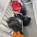 mattress, bed, and rubble mattress, bed, headboard, containers and one bag of rubble SE13 - removed for £220