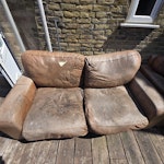 2x two seater sofa 2 old two seater sofas, wil be out the front of the house, where there is also street parking. SW19 - removed for £120