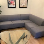 Corner sofa, mattress & Table Corner sofa, double mattress and 180 cm table. OX49 - removed for £140
