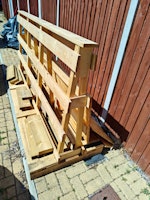 Wooden pallet to be cleared collected by clear that services