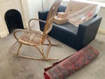 Small Sofa/Chair 1 x Small Black Sofa/Chair (for office or small room) B23 - removed for £0