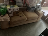 2 x 2 seat sofa plus 3 chest o collected by Pat Smith Environmental Ltd