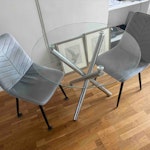 Mattress, Table, Sofa Double Mattress. Small table and two chairs. Small Sofa. W4 - removed for £120