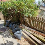 wood posts/fencing. 6 bags wood posts/fencing. 6 bags CR2 - removed for £90