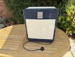 Mini fridge (absorption type) This is the absorption type of fridge such as is often used in caravans/motorhomes, with ammonia as the refrigerant. It is very small -weighs approx 15kg WD3 - removed for £50