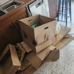 boxes and packing cardboard boxes and packaging N10 - removed for £50